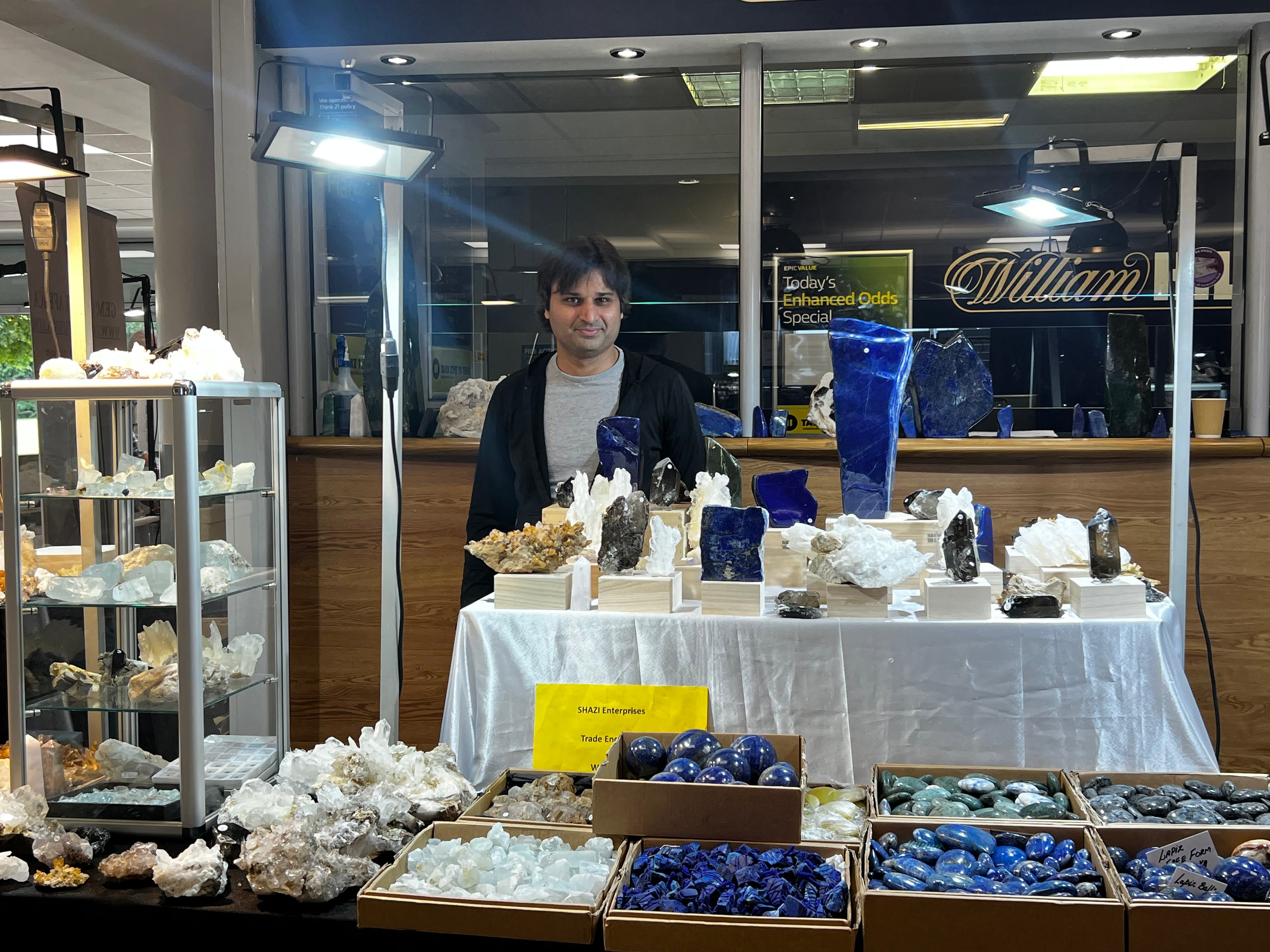 Exhibiting at South of England Mineral Show